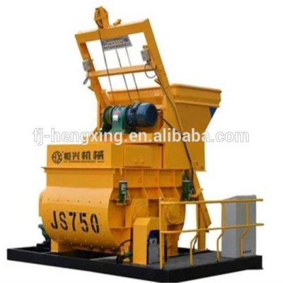 Model JS750 Twin-Shaft Concrete Mixer