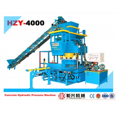 High Level HZY-4000 Concrete Brick Curb stone machine