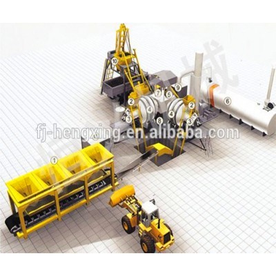 Price Yhlb15 small Mobile double rollers asphalt hot drum mini plant